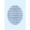 Komar Wandbild Shelly Blue 50 x 70 cm