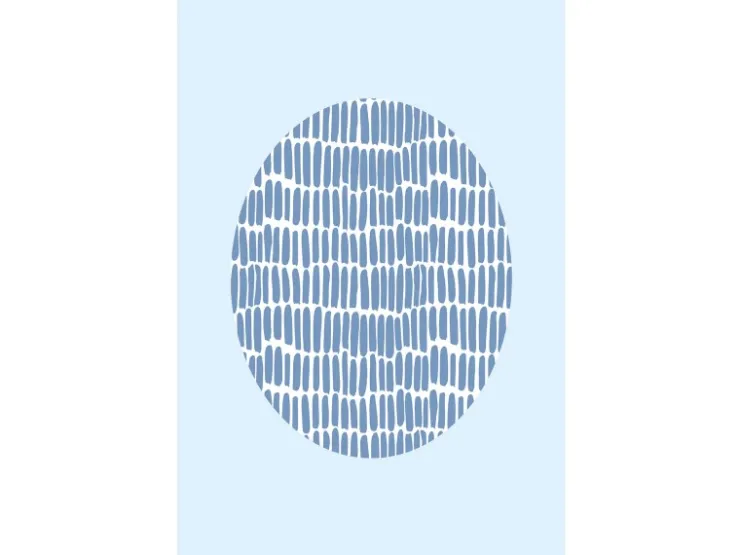 Komar Wandbild Shelly Blue 50 x 70 cm