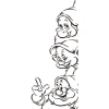 Komar Wandbild Snow White Dwarfs 50 x 70 cm