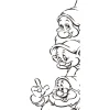 Komar Wandbild Snow White Dwarfs 30 x 40 cm