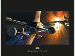 Komar Wandbild Star Wars Orbit War 50 x 40 cm