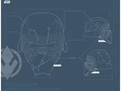 Komar Wandbild Star Wars Helmet 50 x 40 cm