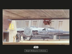 Komar Wandbild Star Wars Hangar 40 x 30 cm
