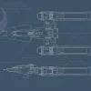 Komar Wandbild Star Wars Y-Wing 50 x 40 cm* Poster