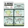 Komar Wandbild Star Wars X-Wing Instructions 50 cm x 70 cm Blau