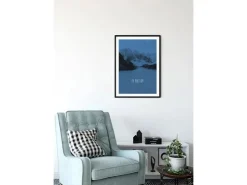 Komar Wandbild Word Lake Blue 30 x 40 cm* Bilder