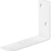 Konstruktionswinkel Weiß Pulverbeschichtet 100 mm x 75 mm x 30 mm* Schränke|Wandregale