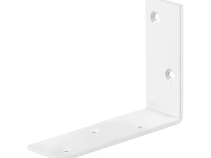 Konstruktionswinkel Weiß Pulverbeschichtet 100 mm x 75 mm x 30 mm* Schränke|Wandregale