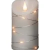 Konstsmide LED Echtwachskerze 3D Flamme Timer 13 LED Tropfen* Kerzen