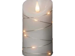 Konstsmide LED Echtwachskerze 3D Flamme Timer 13 LED Tropfen* Kerzen
