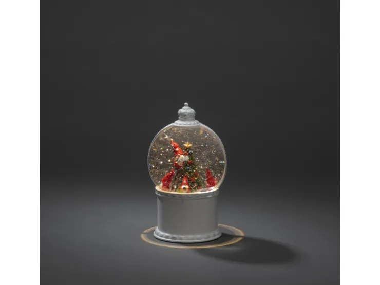 Konstsmide LED Kugellaterne Santas Weiß 1 Warm-Weiße Diode