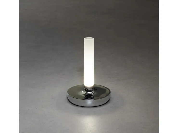 Konstsmide LED-Akku-Vase Biarritz ø 13,5 cm x 20,5 cm* Vasen