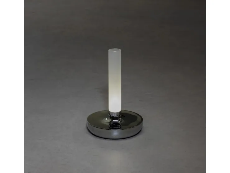 Konstsmide LED-Akku-Vase Biarritz ø 13,5 cm x 20,5 cm* Vasen