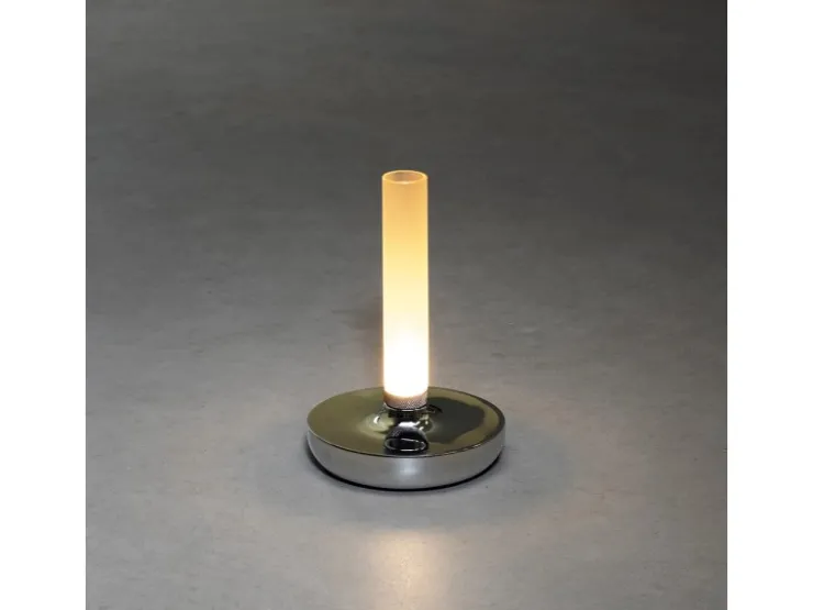 Konstsmide LED-Akku-Vase Biarritz ø 13,5 cm x 20,5 cm* Vasen