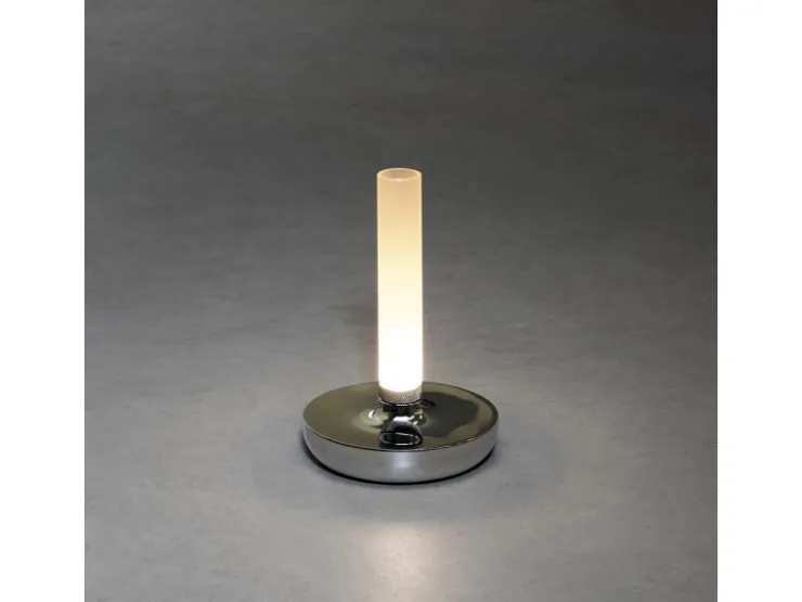 Konstsmide LED-Akku-Vase Biarritz ø 13,5 cm x 20,5 cm* Vasen