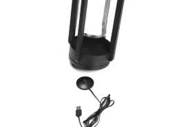 Konstsmide LED-Laterne Otranto Schwarz 44 cm x 15 cm x 15 cm