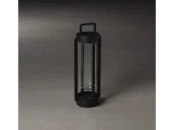 Konstsmide LED-Laterne Otranto Schwarz 44 cm x 15 cm x 15 cm