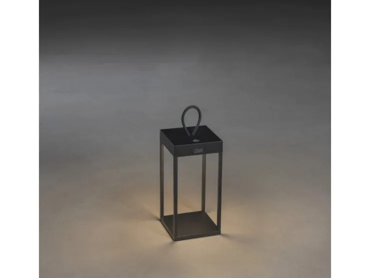 Konstsmide LED-Laterne Ravello Schwarz 30 cm x 15 cm x 15 cm