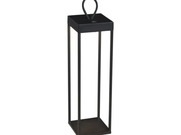Konstsmide LED-Laterne Ravello Schwarz 50 cm x 15 cm x 15 cm
