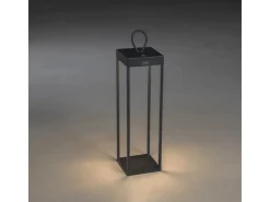 Konstsmide LED-Laterne Ravello Schwarz 50 cm x 15 cm x 15 cm