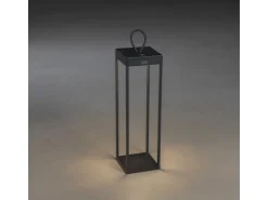 Konstsmide LED-Laterne Ravello Schwarz 50 cm x 15 cm x 15 cm