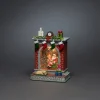 Konstsmide Wasserlaterne Kamin mit Weihnachtsmann für Innen