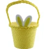Korb mit Henkel Papier Ø 11 cm x 19 cm Gelb* Ostern