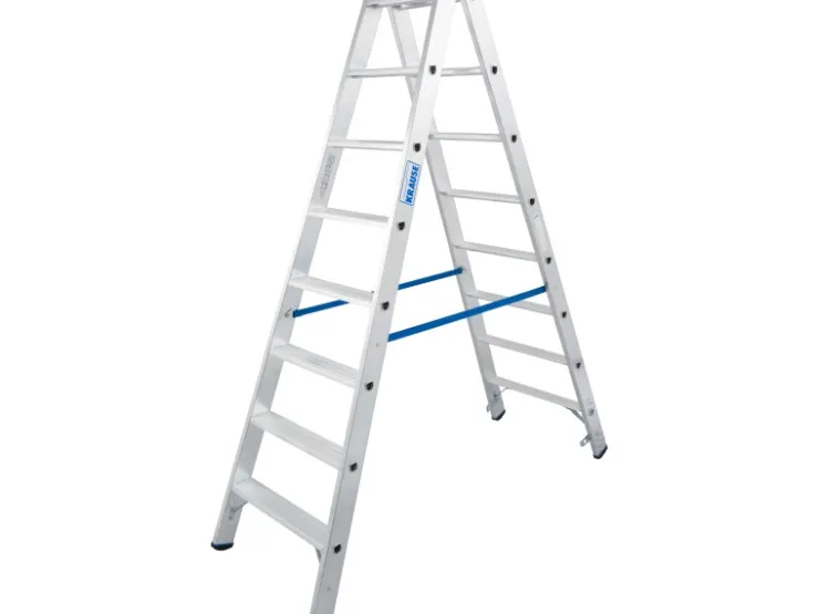 Krause Doppelleiter Stabilo 2 x 8 Stufen 190 cm x 60 cm x 160 cm