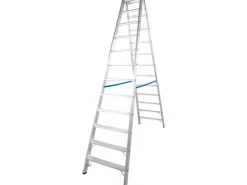 Krause Doppelleiter Stabilo 2 x 12 Stufen 280 cm x 75 cm x 235 cm* Klapptritte