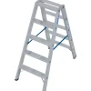 Krause Doppelleiter Stabilo 2 x 5 Stufen 120 cm x 50 cm x 105 cm