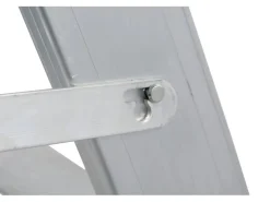 Krause Doppelleiter Stabilo 2 x 10 Stufen Fahrbar 235 cm x 82 cm x 197 cm