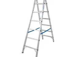 Krause Doppelleiter Stabilo 2 x 6 Sprossen 165 cm x 56 cm x 141 cm