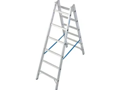 Krause Doppelleiter Stabilo 2 x 6 Sprossen 165 cm x 56 cm x 141 cm