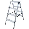 Krause Dopplo Stufen Doppelleiter 2x4 Stufen