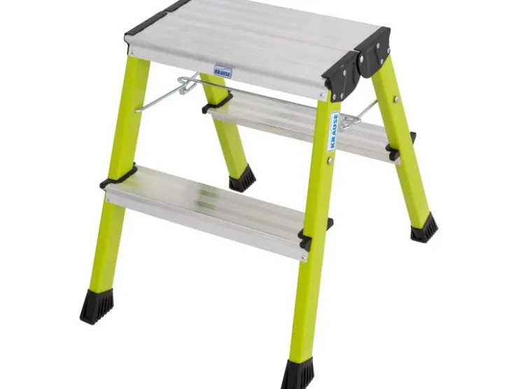 Krause Klapptritt Rolly Fahrbar 2 x 2 Stufen 45 cm x 40 cm x 50 cm* Klapptritte