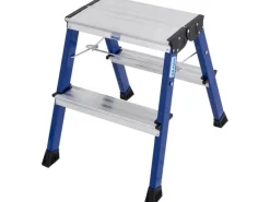 Krause Klapptritt Rolly Fahrbar 2 x 2 Stufen 45 cm x 40 cm x 50 cm* Klapptritte