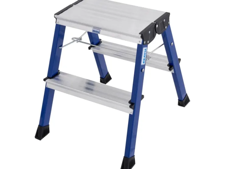 Krause Klapptritt Rolly Fahrbar 2 x 2 Stufen 45 cm x 40 cm x 50 cm* Klapptritte