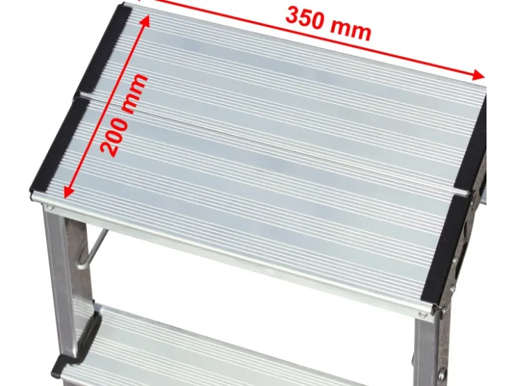 Krause Klapptritt Treppy 2 x 2 Stufen 45 cm x 40 cm x 50 cm* Klapptritte
