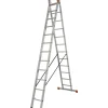 Krause Mehrzweckleiter Dubilo 2 x 12 Sprossen 585 cm x 97 cm x 157 cm* Klapptritte