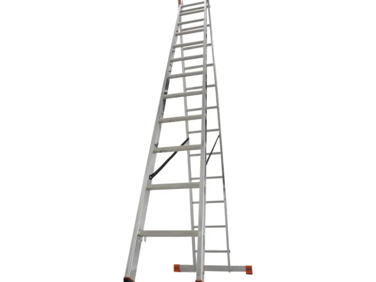 Krause Mehrzweckleiter Dubilo 2 x 12 Sprossen 585 cm x 97 cm x 157 cm* Klapptritte