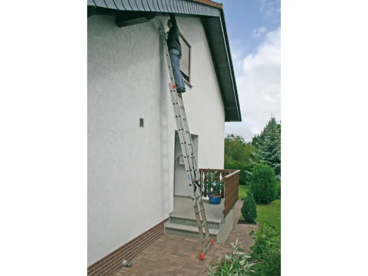 Krause Mehrzweckleiter Dubilo 2 x 12 Sprossen 585 cm x 97 cm x 157 cm* Klapptritte