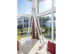 Krause Mehrzweckleiter Dubilo 2 x 12 Sprossen 585 cm x 97 cm x 157 cm* Klapptritte