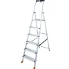 Krause Stehleiter Sepuro 6 Stufen 190 cm x 50 cm x 115 cm