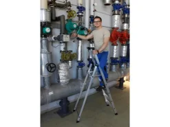 Krause Stehleiter Solido 5 Stufen 165 cm x 48 cm x 104 cm* Klapptritte