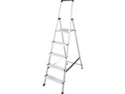 Krause Stehleiter Solidy 5 Stufen 165 cm x 47 cm x 96 cm* Klapptritte
