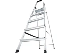 Krause Stehleiter Solidy 5 Stufen 165 cm x 47 cm x 96 cm* Klapptritte
