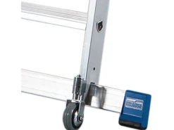 Krause Stehleiter Stabilo mit Traversen Fahrbar 8 Stufen 250 cm x 98 cm x 160 cm