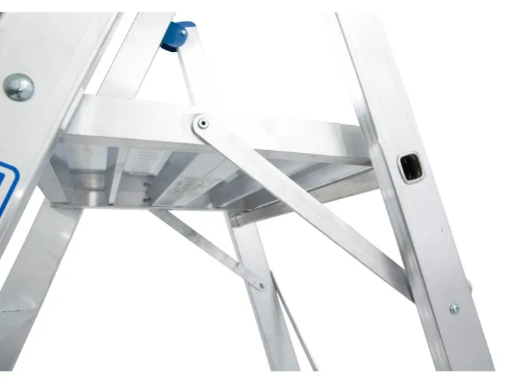 Krause Stehleiter Stabilo mit Großer Plattform 12 Stufen 380 x 111 cm x 240 cm* Klapptritte