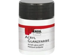 KREUL Acryl Farbe Glänzend Weiß 50 ml* Weißlacke