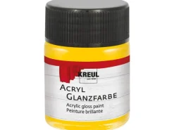 KREUL Acryl Farbe Glänzend Sonnengelb 50 ml* Bastelfarben